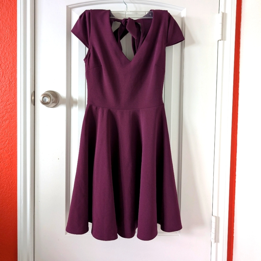 Formal dress, Size 3, purple, short